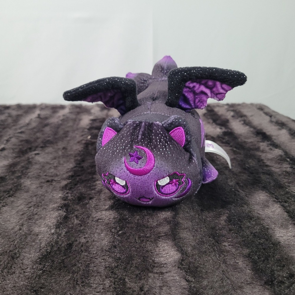 Aphmau MeeMeows Celestial Dragon Cat Plush Purple Galaxy Stuffed Animal Toy